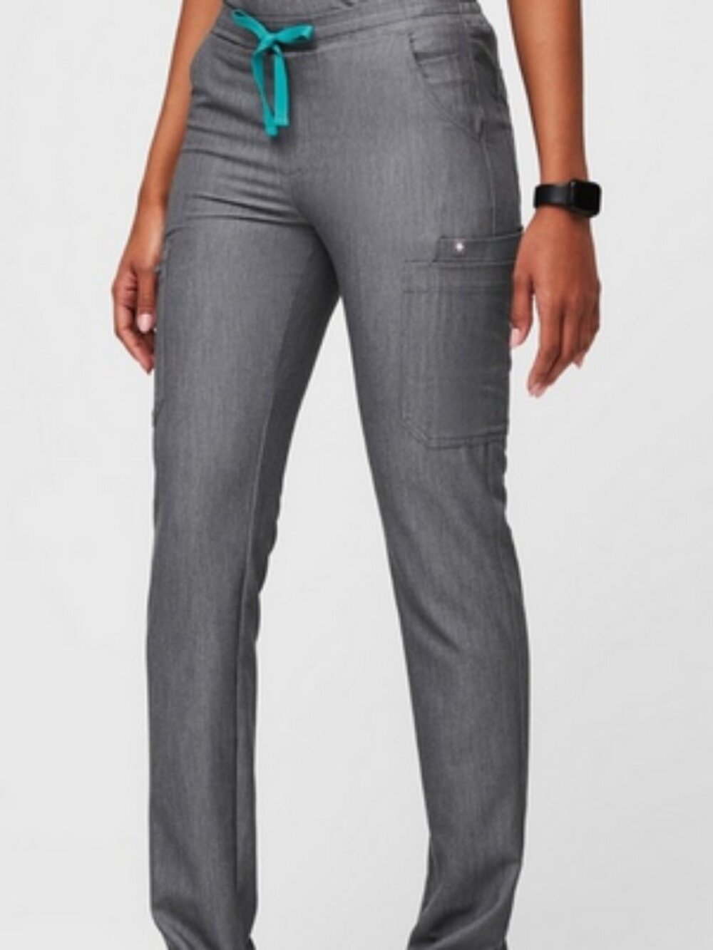 FIGS Graphite "Yola" Skinny Fit Scrub Pants - Size Small